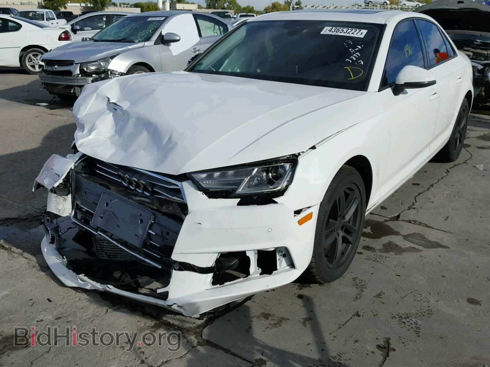 2017 AUDI A4 - VIN: WAUGNAF41HN013187 - Фото 2