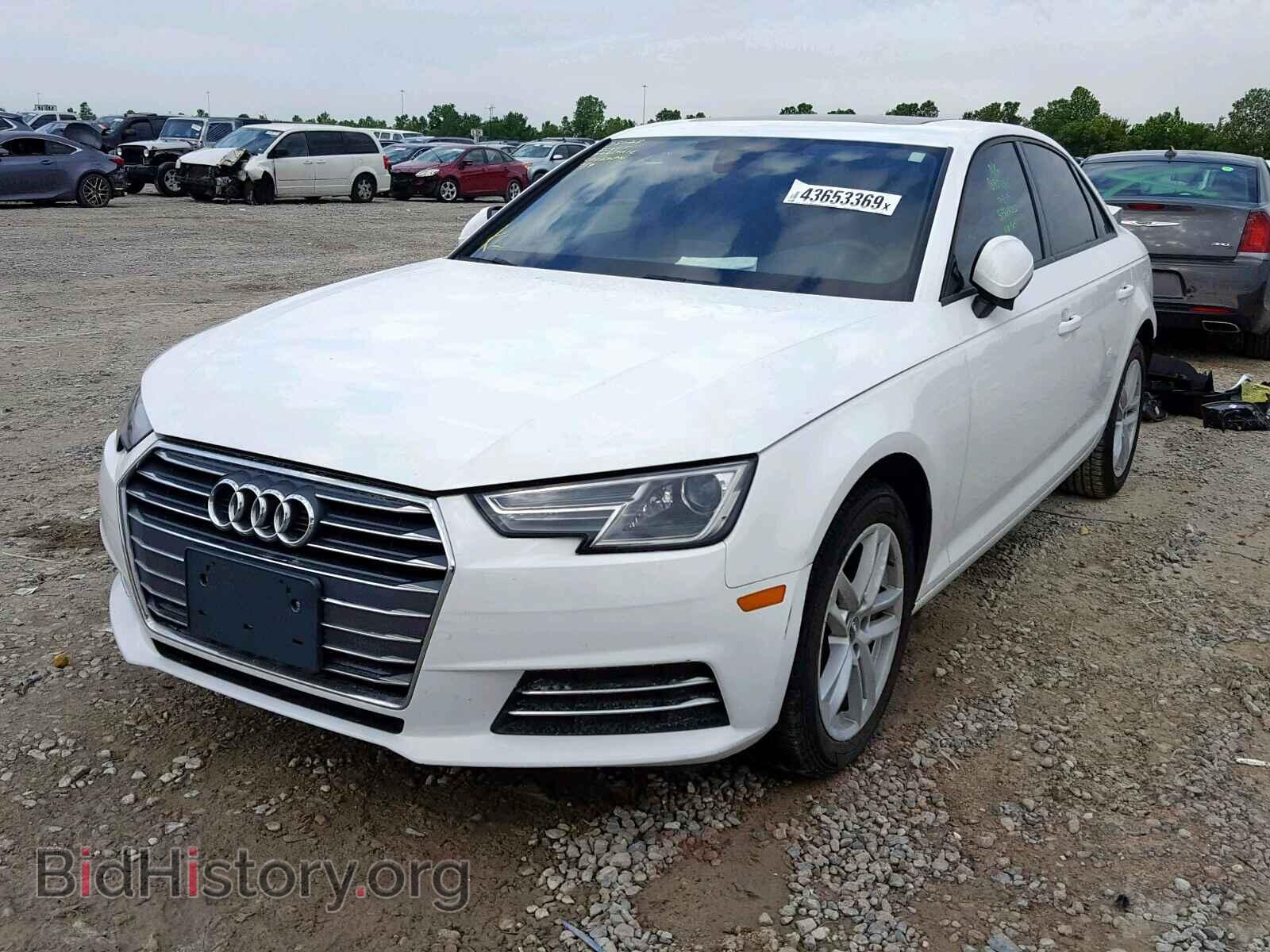 2017 AUDI A4 - VIN: WAUGNAF40HN051641 - Фото 2