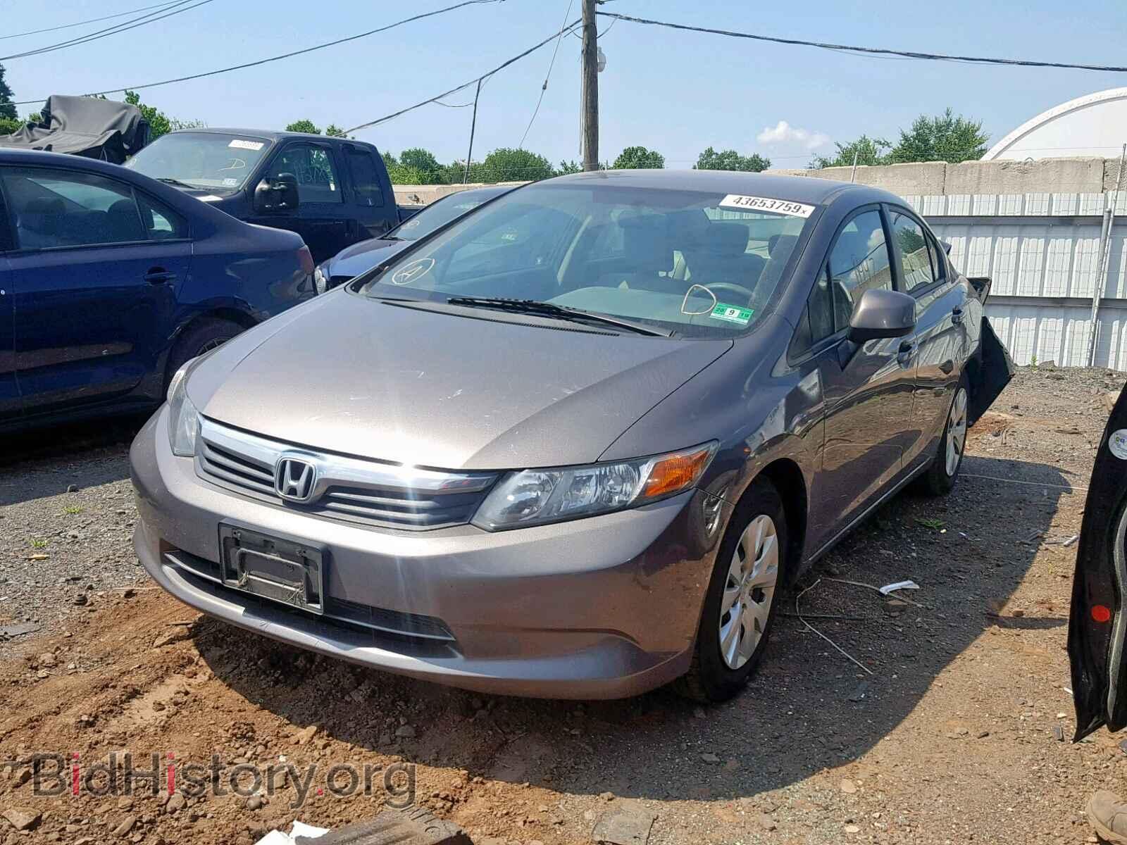 2012 HONDA CIVIC LX - VIN: 19XFB2F54CE375078 - Фото 2