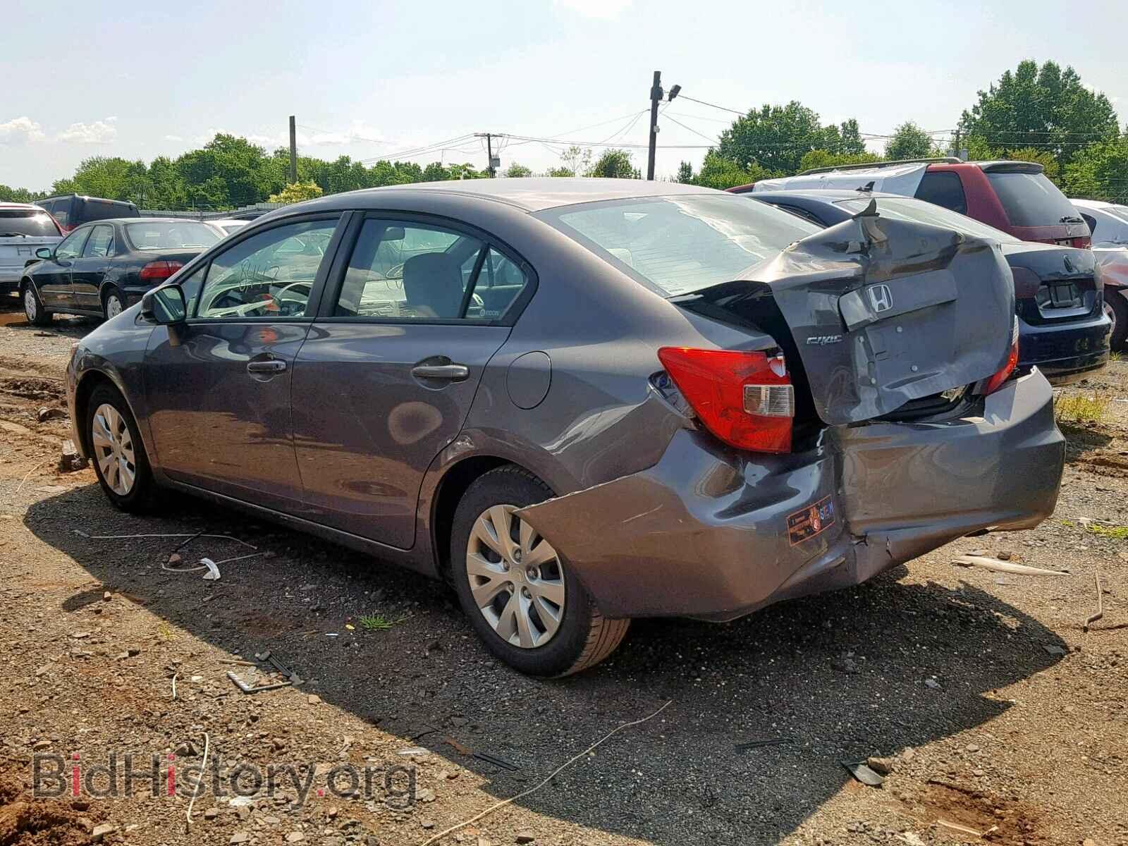 2012 HONDA CIVIC LX - VIN: 19XFB2F54CE375078 - Фото 3