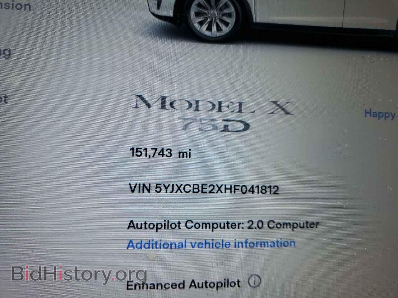 2017 TESLA MODEL X - VIN: 5YJXCBE2XHF041812 - Photo 9