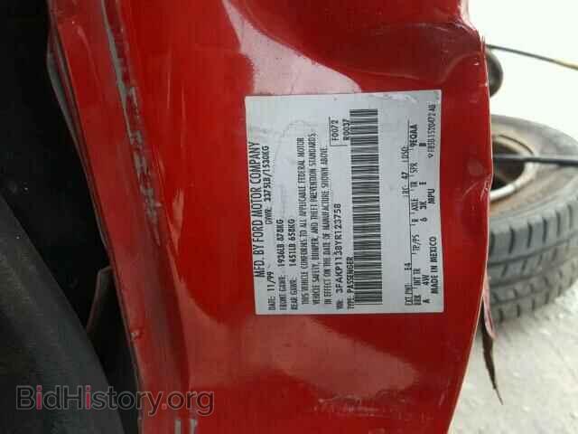 2000 FORD ESCORT - VIN: 3FAKP1138YR123758 - Фото 10