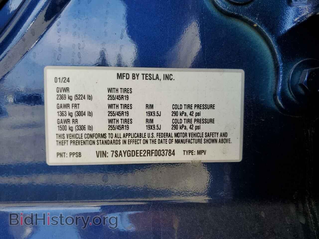2024 TESLA MODEL Y - VIN: 7SAYGDEE2RF003784 - Photo 16