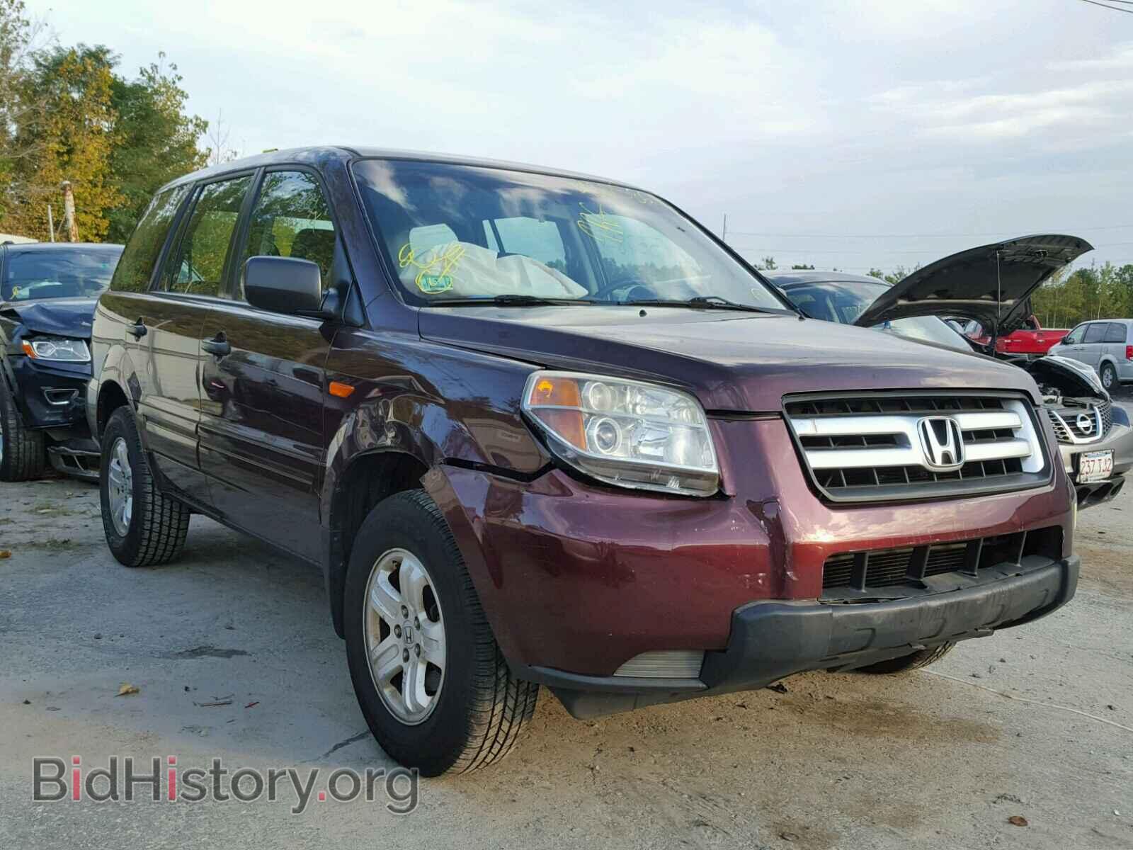 Фотография 5FNYF28117B011109 - HONDA PILOT 2007