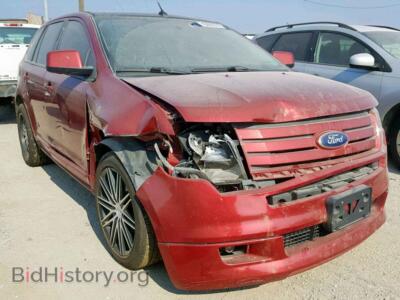 2009 Ford EDGE Edge Sport, maroon — VIN 2FMDK30C99BA85659, Copart