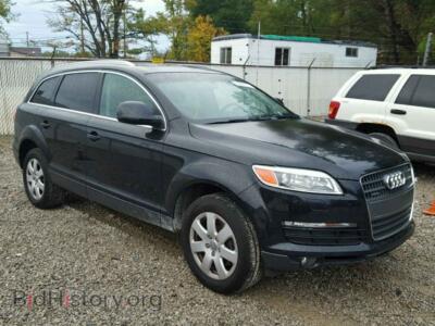 2007 Audi Q7, black — VIN WA1BY74L97D057518, Copart