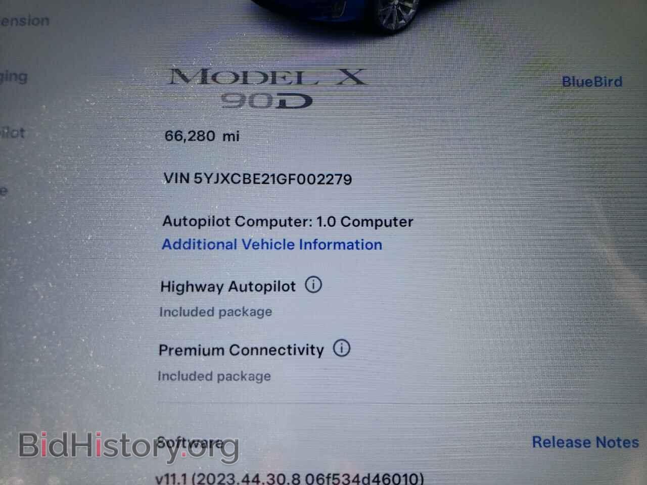 2016 TESLA MODEL X - VIN: 5YJXCBE21GF002279 - Photo 9