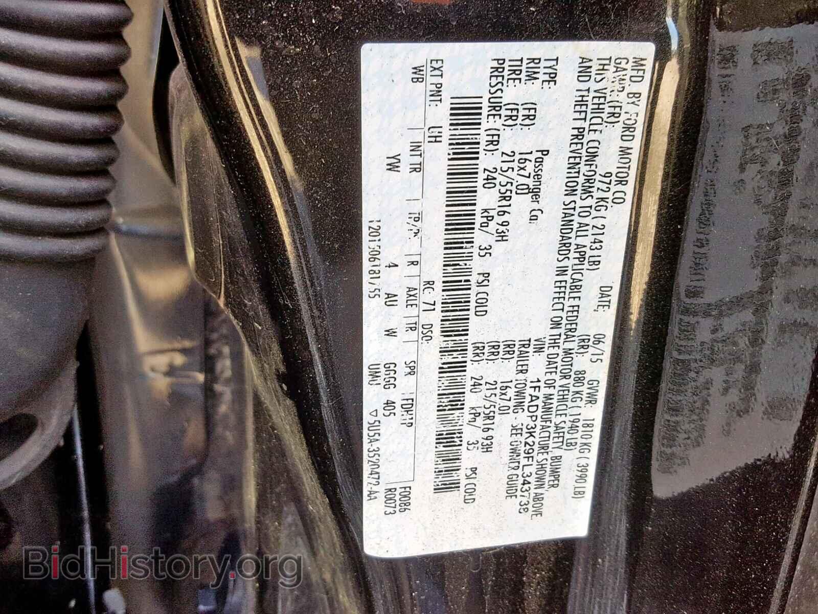 2015 FORD FOCUS SE - VIN: 1FADP3K29FL343738 - Фото 10