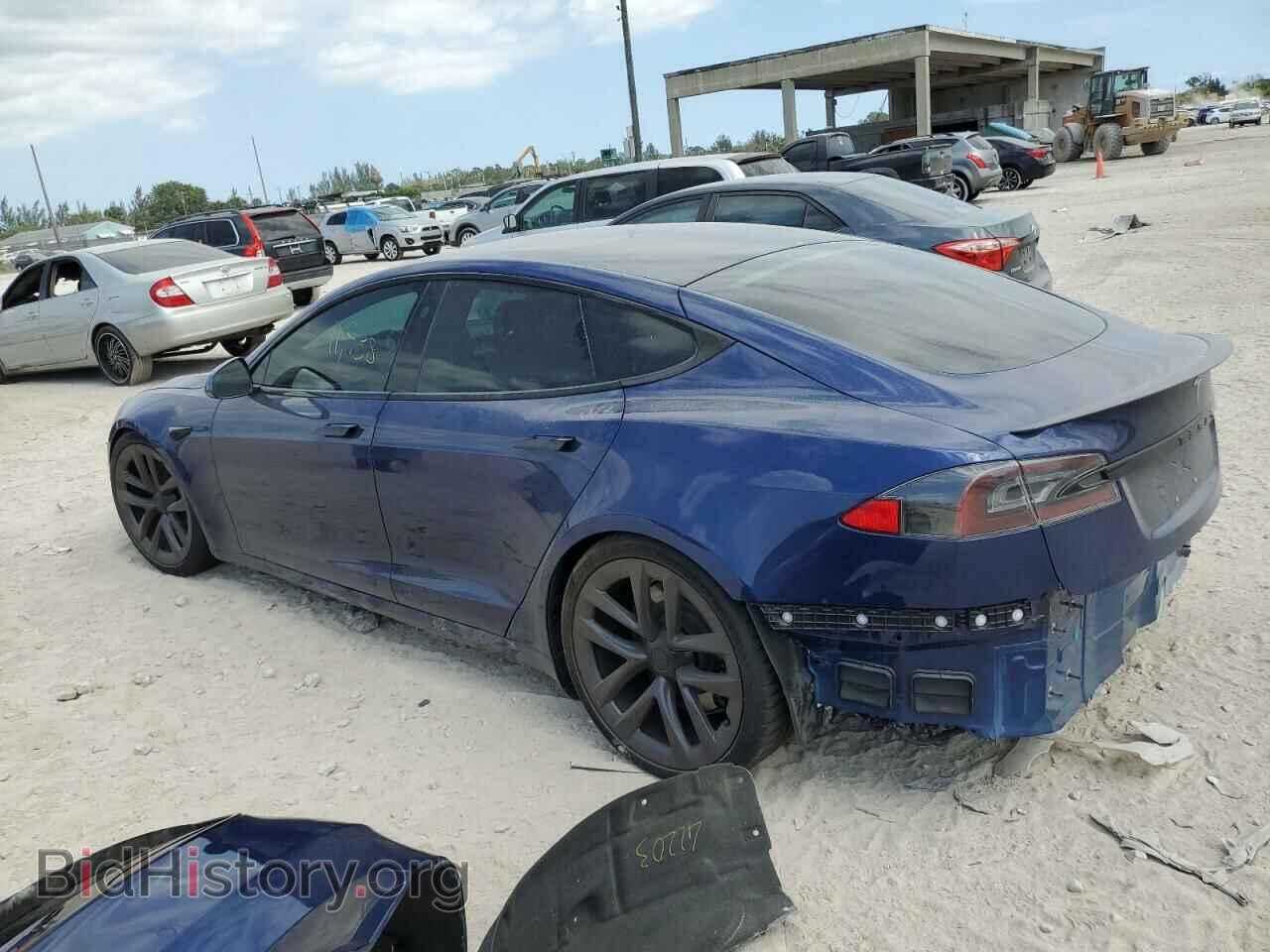 2021 TESLA MODEL S - VIN: 5YJSA1E68MF452830 - Фото 2