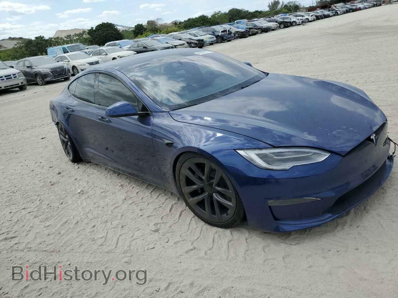 2021 TESLA MODEL S - VIN: 5YJSA1E68MF452830 - Фото 4
