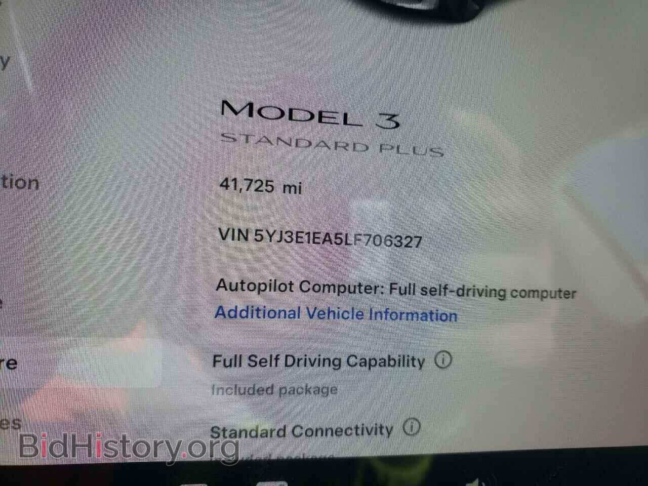 2020 TESLA MODEL 3 - VIN: 5YJ3E1EA5LF706327 - Фото 9