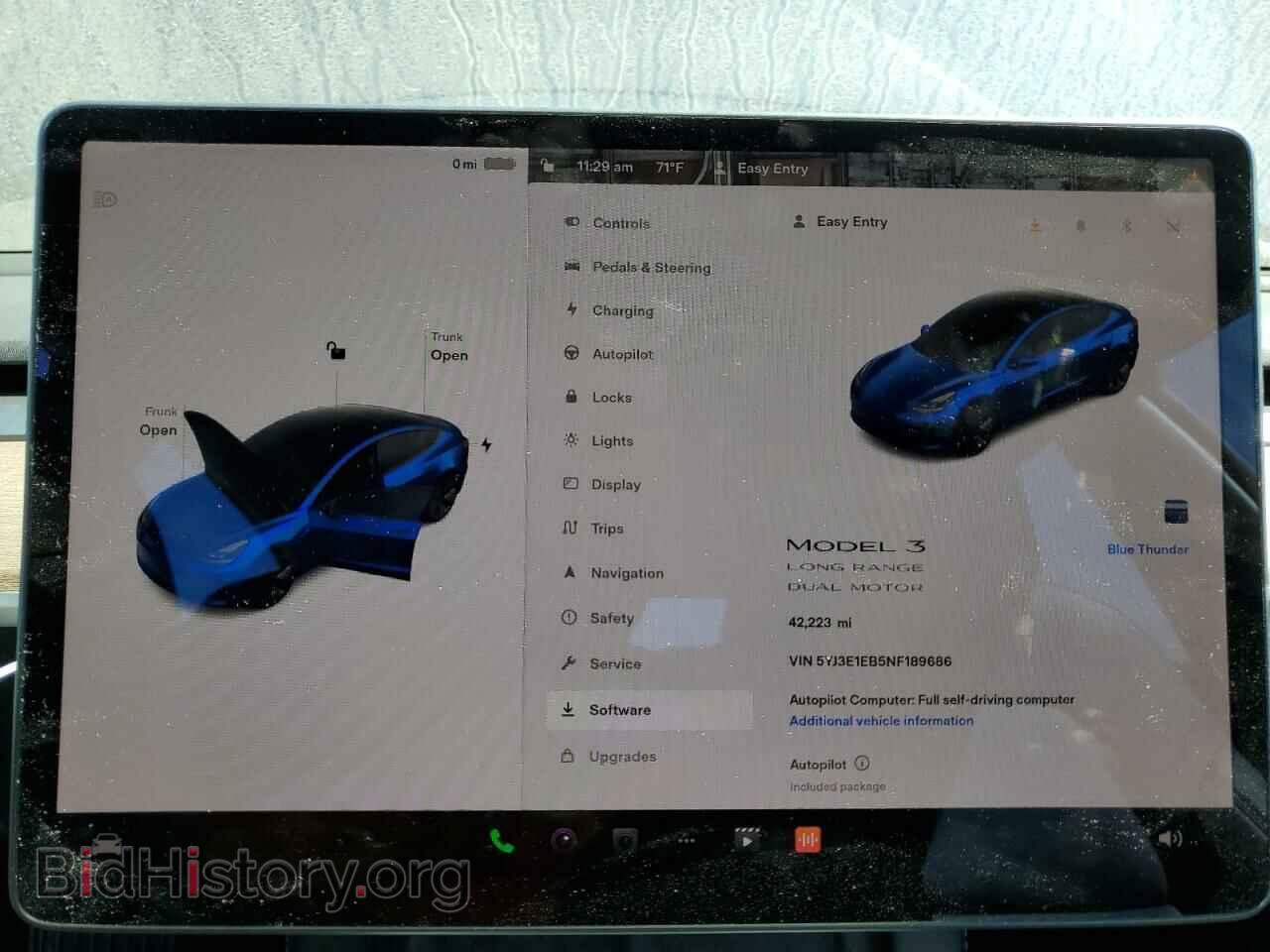 2022 TESLA MODEL 3 - VIN: 5YJ3E1EB5NF189686 - Фото 9
