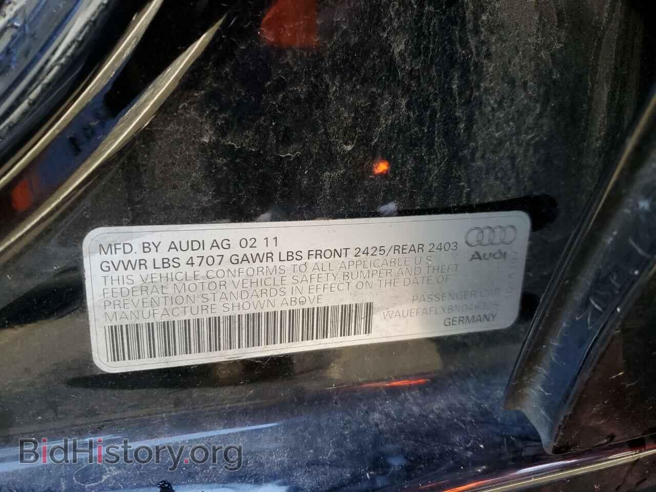 2011 AUDI A4 - VIN: WAUEFAFLXBN046305 - Фото 12