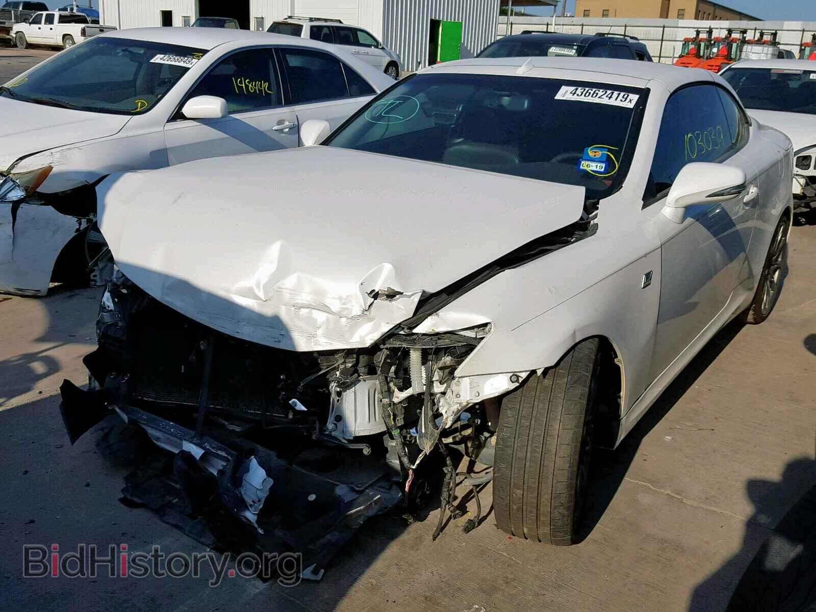 2011 LEXUS IS - VIN: JTHFE2C28B2506055 - Фото 2