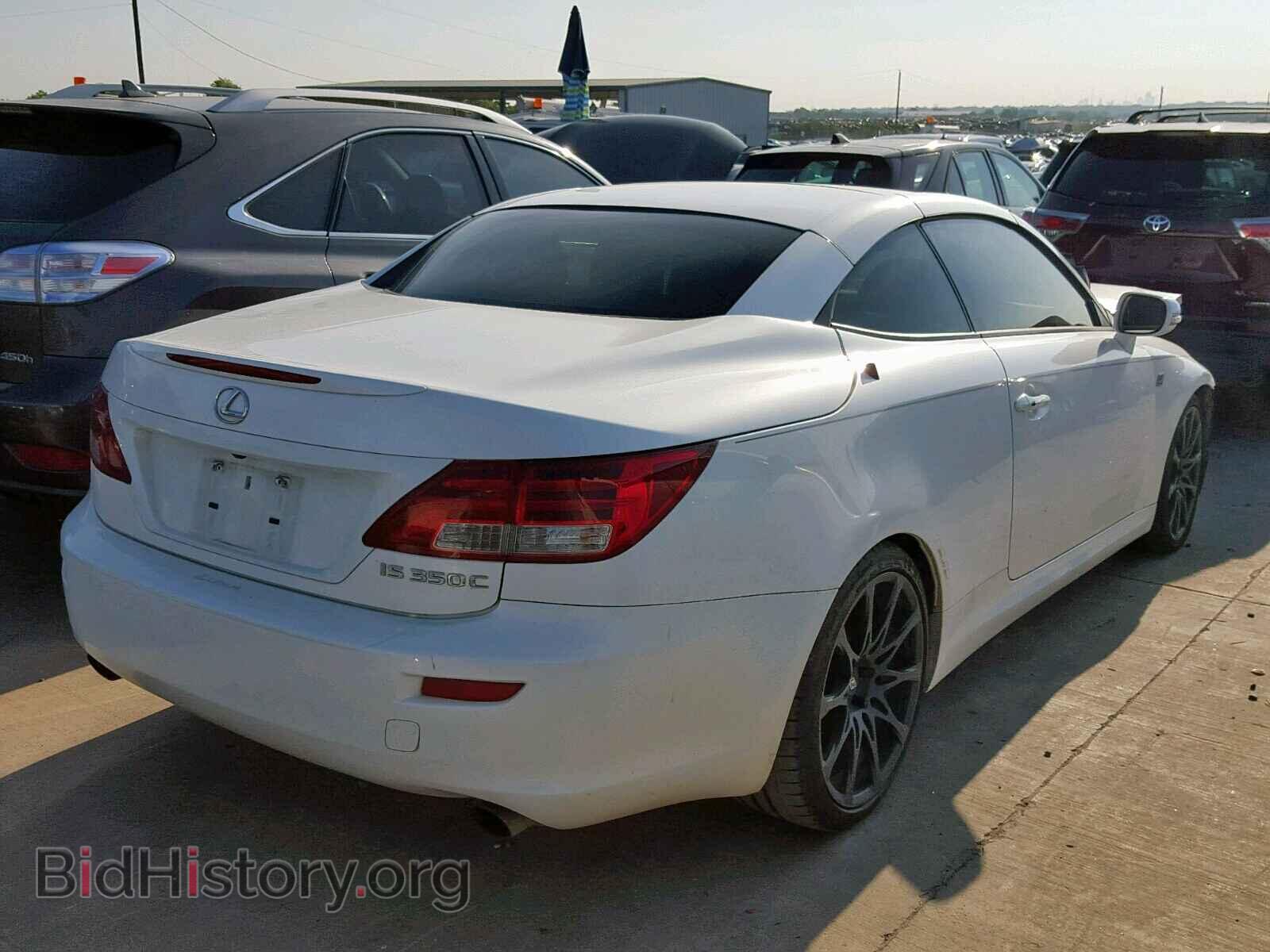2011 LEXUS IS - VIN: JTHFE2C28B2506055 - Фото 4