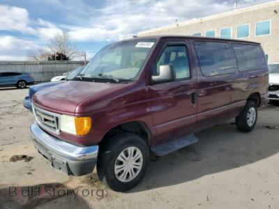 2006 Ford ALL MODELS E350 Super Duty Wagon, бордовый — VIN 1FBNE31LX6HB41576, Copart