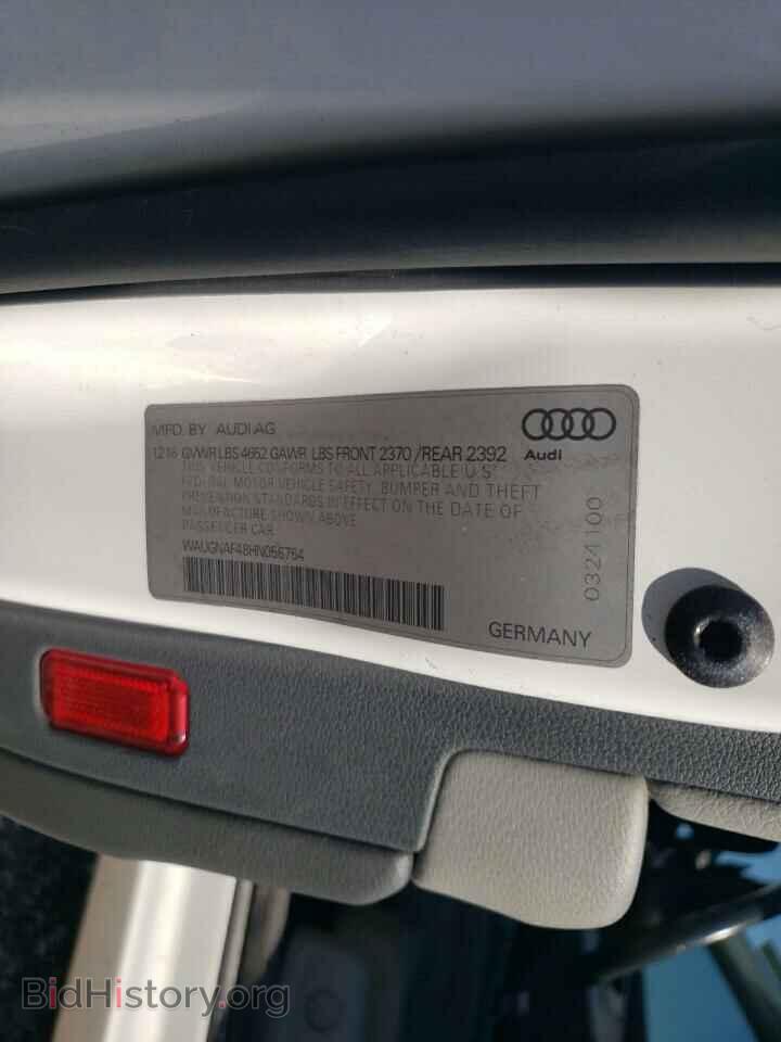 2017 AUDI A4 - VIN: WAUGNAF48HN056764 - Фото 12