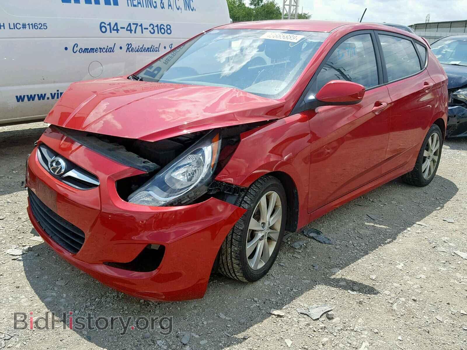 2012 HYUNDAI ACCENT - VIN: KMHCU5AE8CU004637 - Фото 2