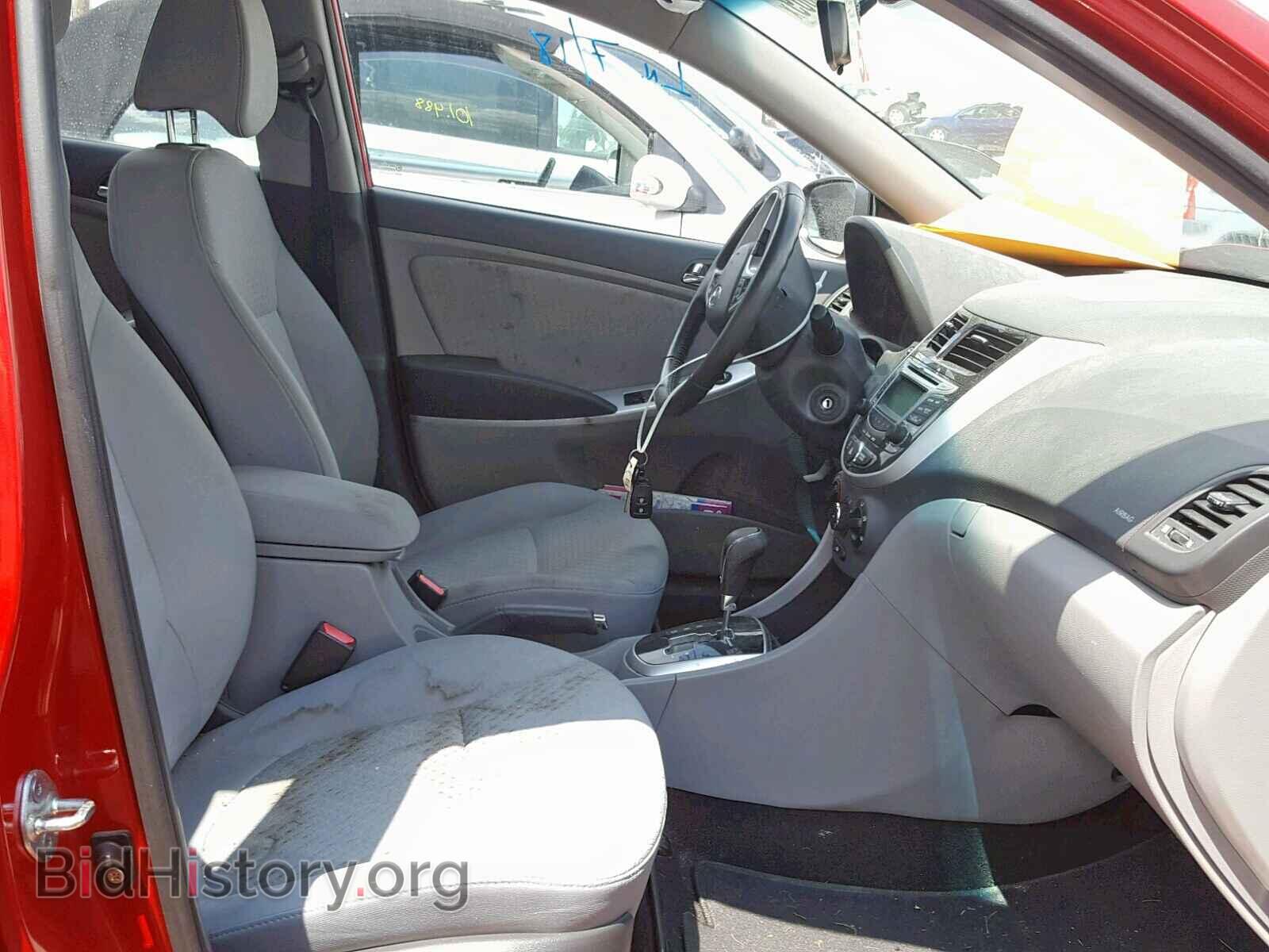 2012 HYUNDAI ACCENT - VIN: KMHCU5AE8CU004637 - Фото 5