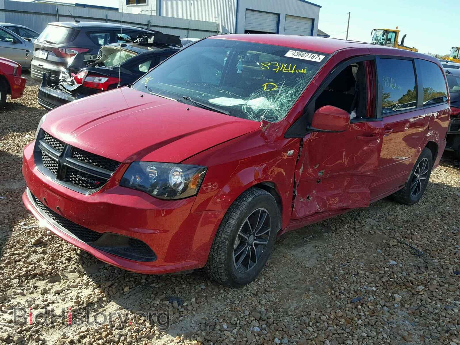 2014 DODGE CARAVAN - VIN: 2C4RDGBG1ER301727 - Фото 2