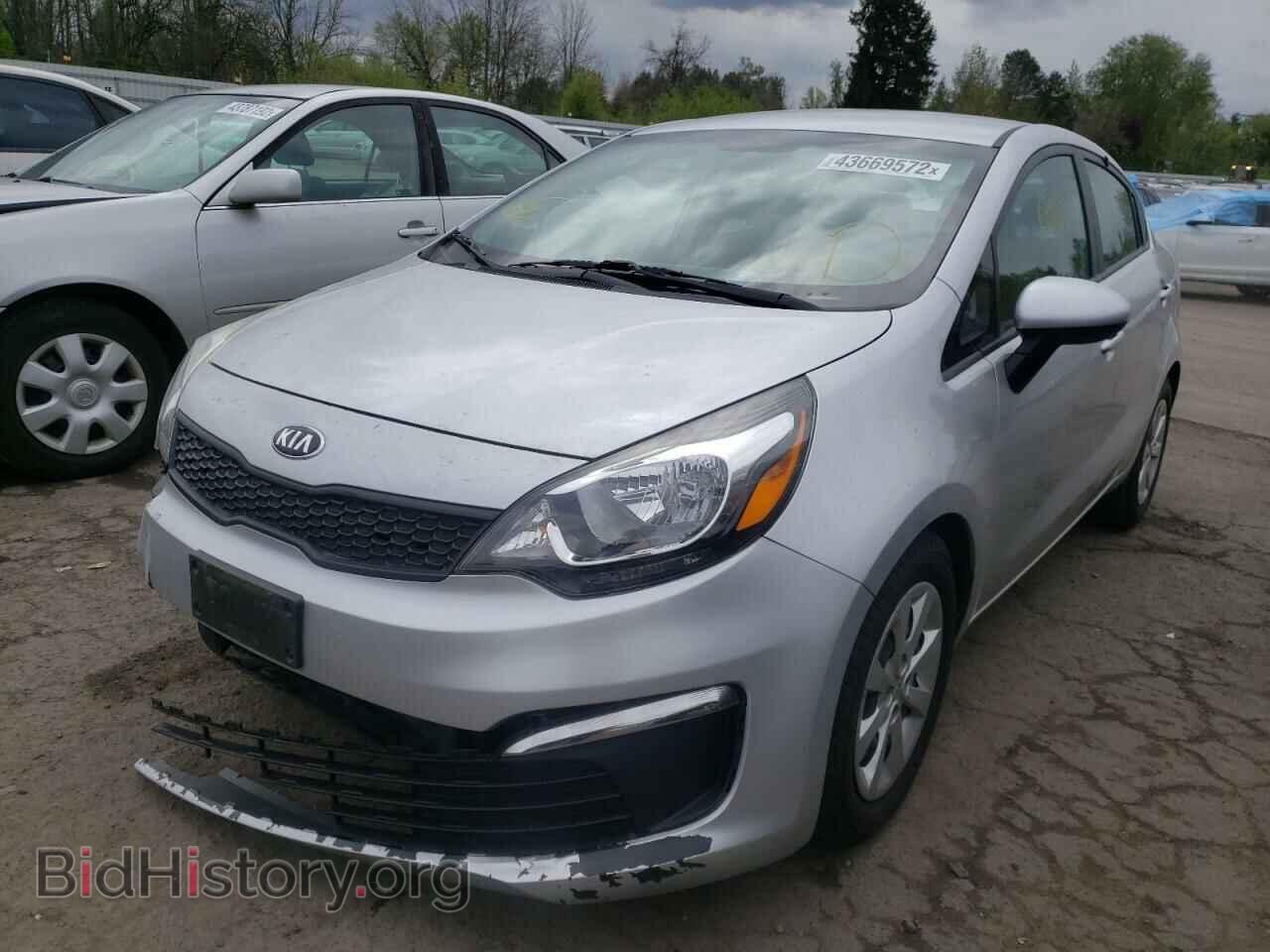 2016 KIA RIO - VIN: KNADM4A33G6686321 - Фото 2