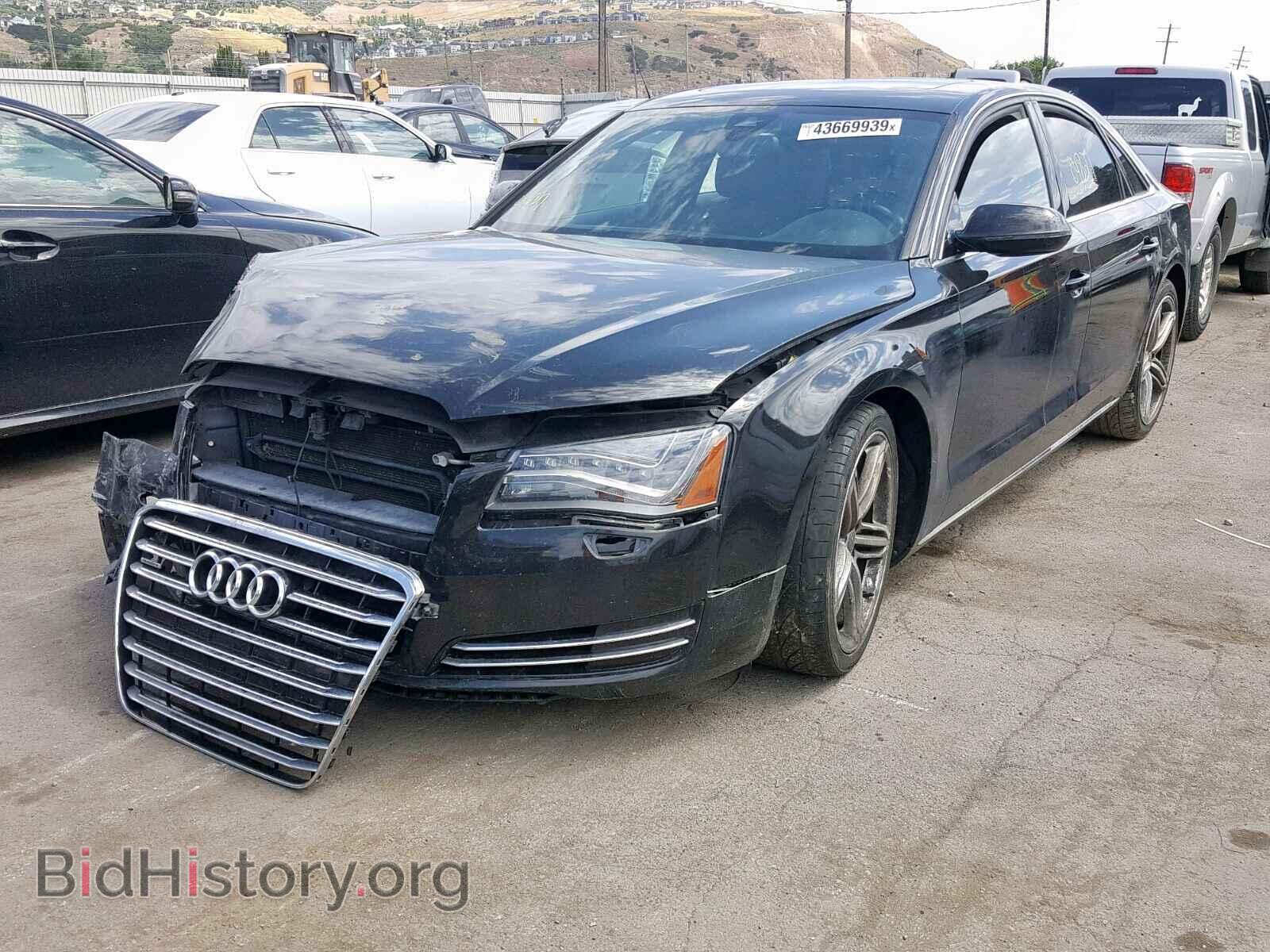 2013 AUDI A8 - VIN: WAUAGAFD9DN003811 - Фото 2