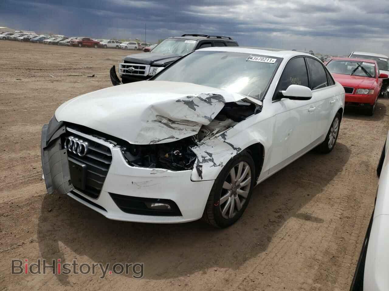 2013 AUDI A4 - VIN: WAUBFAFL4DN028534 - Фото 2