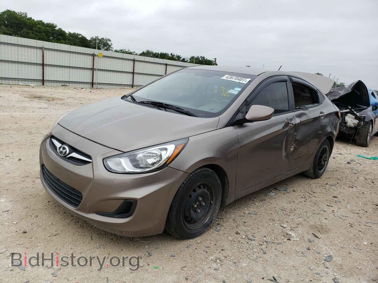 2013 HYUNDAI ACCENT - VIN: KMHCT4AE2DU501360 - Фото 2