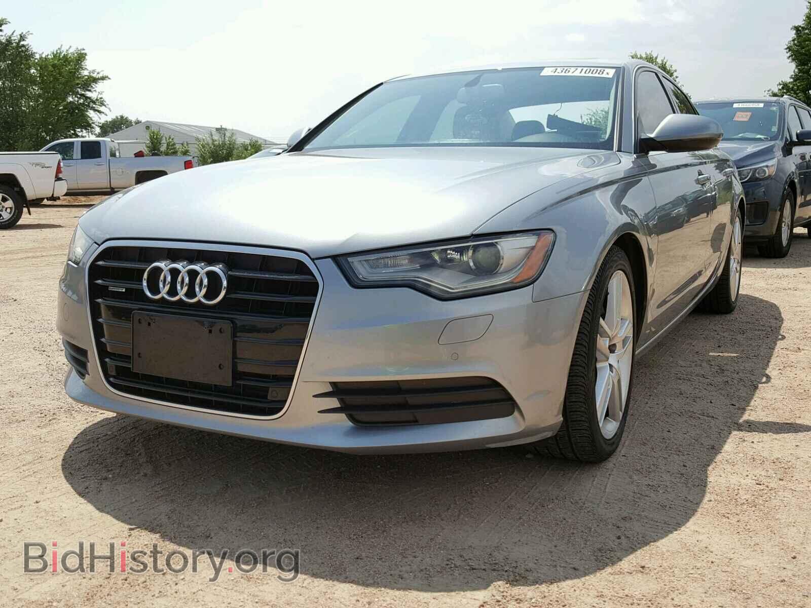 2014 AUDI A6 - VIN: WAUGFAFC4EN106270 - Фото 2