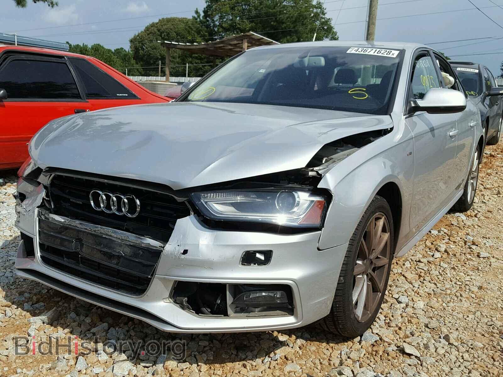 2014 AUDI A4 - VIN: WAUFFAFL6EN006702 - Фото 2