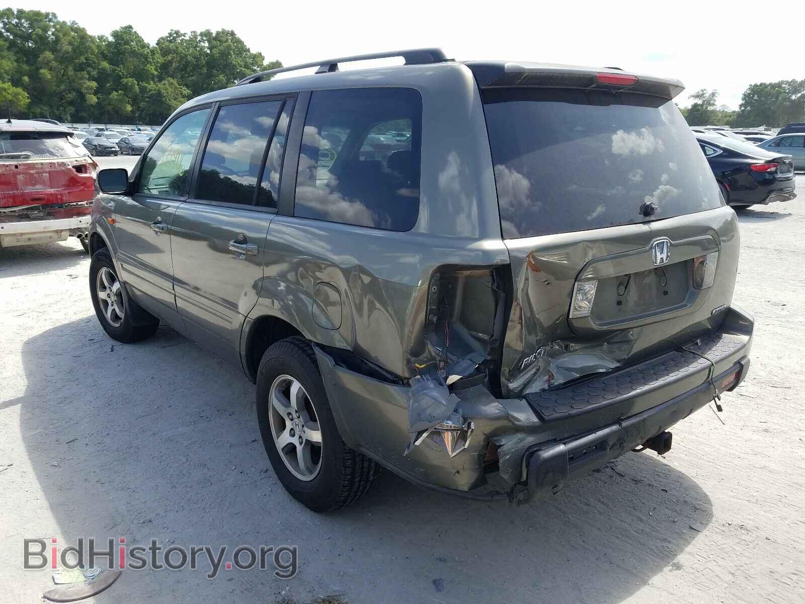 2007 HONDA PILOT - VIN: 2HKYF18467H505116 - Фото 3
