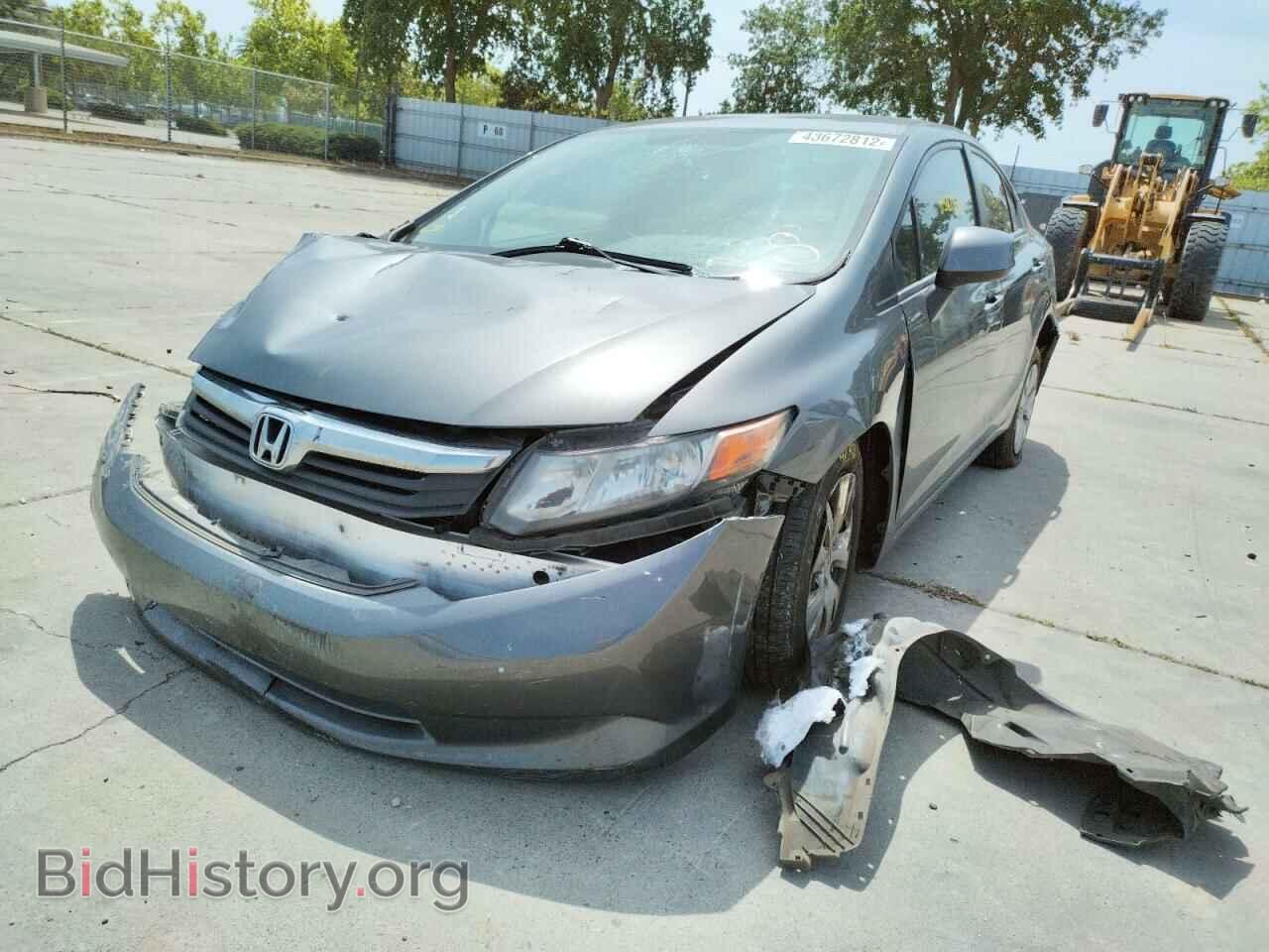 2012 HONDA CIVIC - VIN: 19XFB2F57CE360560 - Фото 2