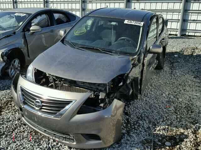 2012 NISSAN VERSA - VIN: 3N1CN7AP9CL876434 - Фото 2