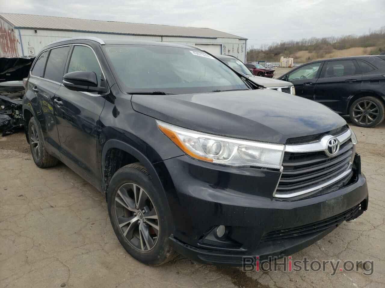 Photo 5TDJKRFHXGS345091 - TOYOTA HIGHLANDER 2016