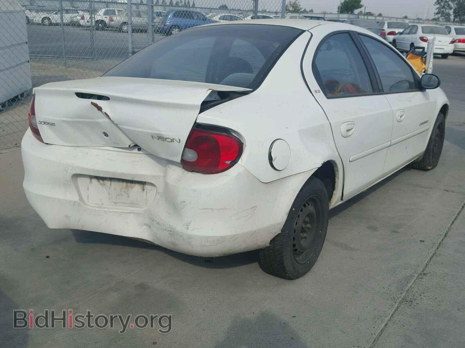 2001 DODGE NEON - VIN: 1B3ES46C71D252722 - Фото 4