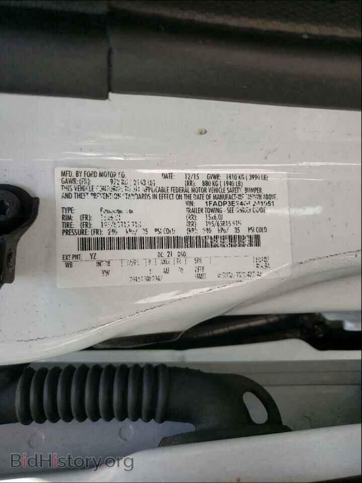 2016 FORD FOCUS - VIN: 1FADP3E24GL241051 - Photo 10