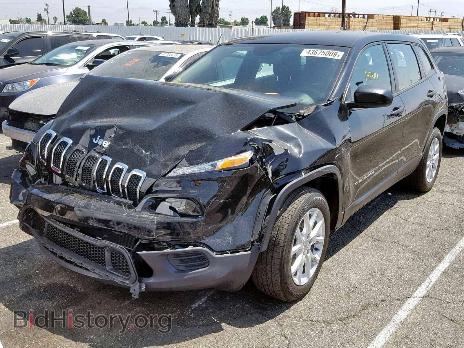 2017 JEEP CHEROKEE S - VIN: 1C4PJLAB2HD236229 - Фото 2