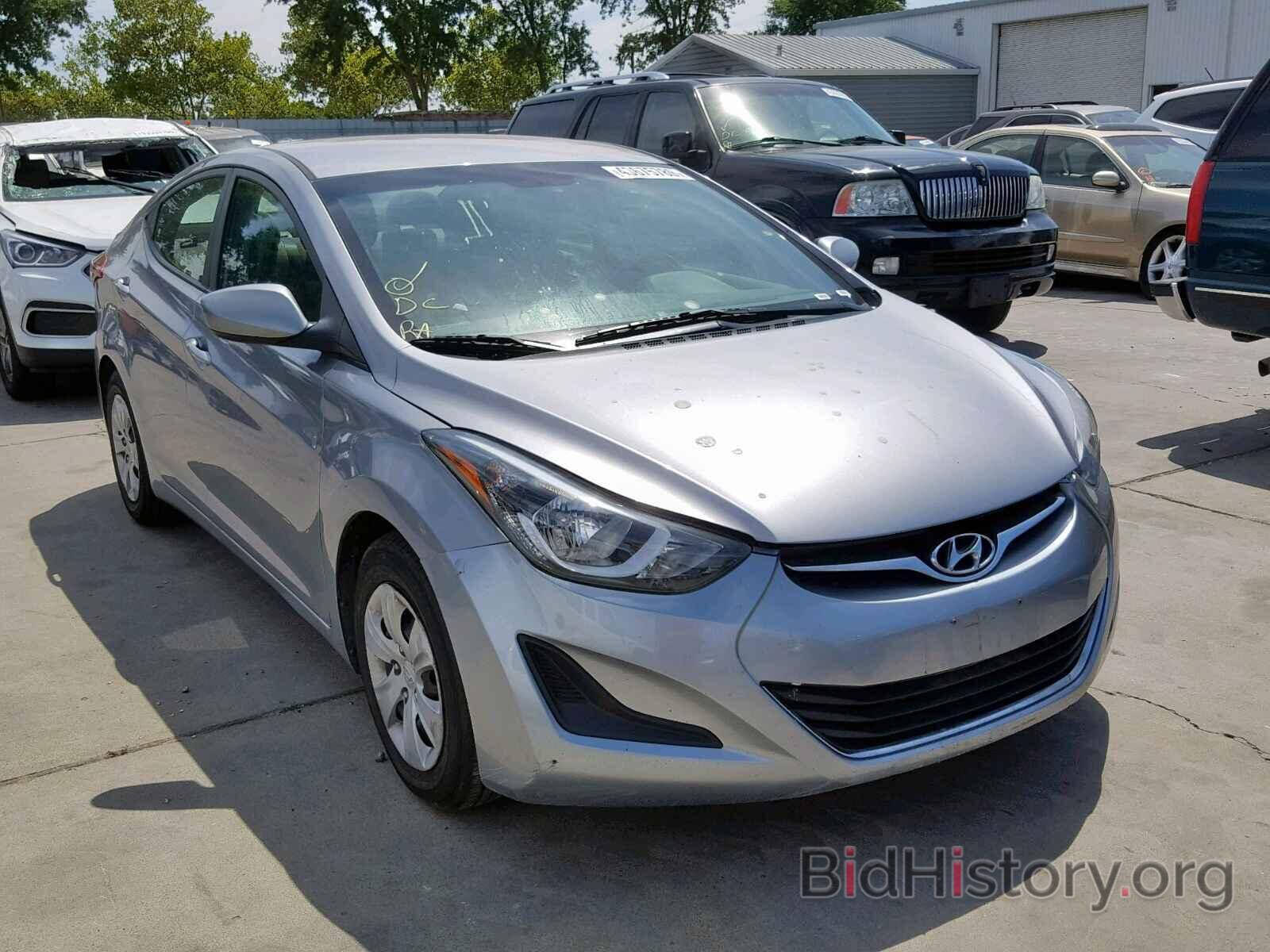 Фотография 5NPDH4AE3GH698211 - HYUNDAI ELANTRA 2016