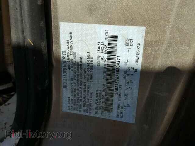 2004 FORD FREESTAR - VIN: 2FMZA57674BB04321 - Фото 10