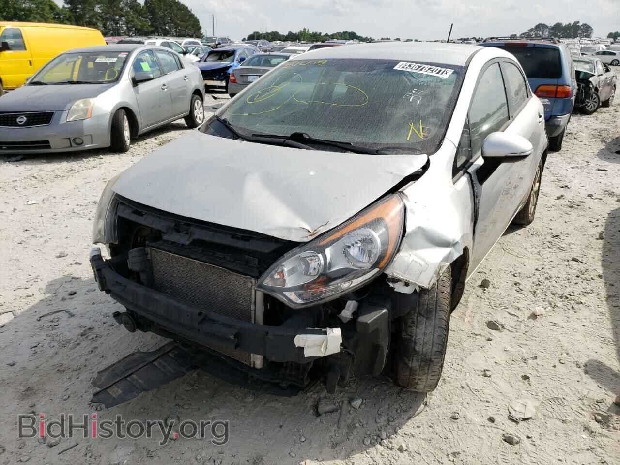 2012 KIA RIO - VIN: KNADN5A34C6060029 - Фото 2