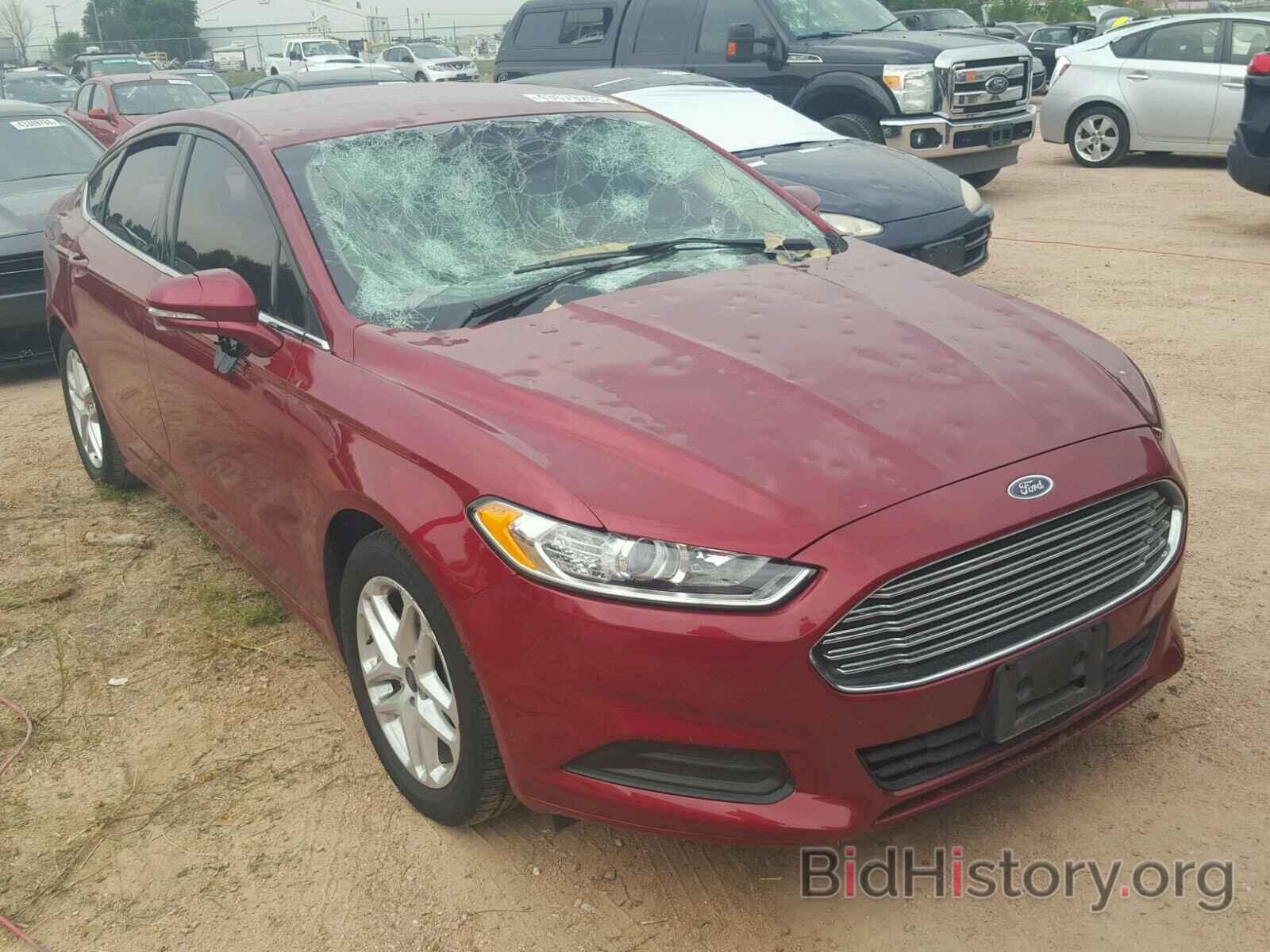 Photo 3FA6P0H73GR193574 - FORD FUSION SE 2016