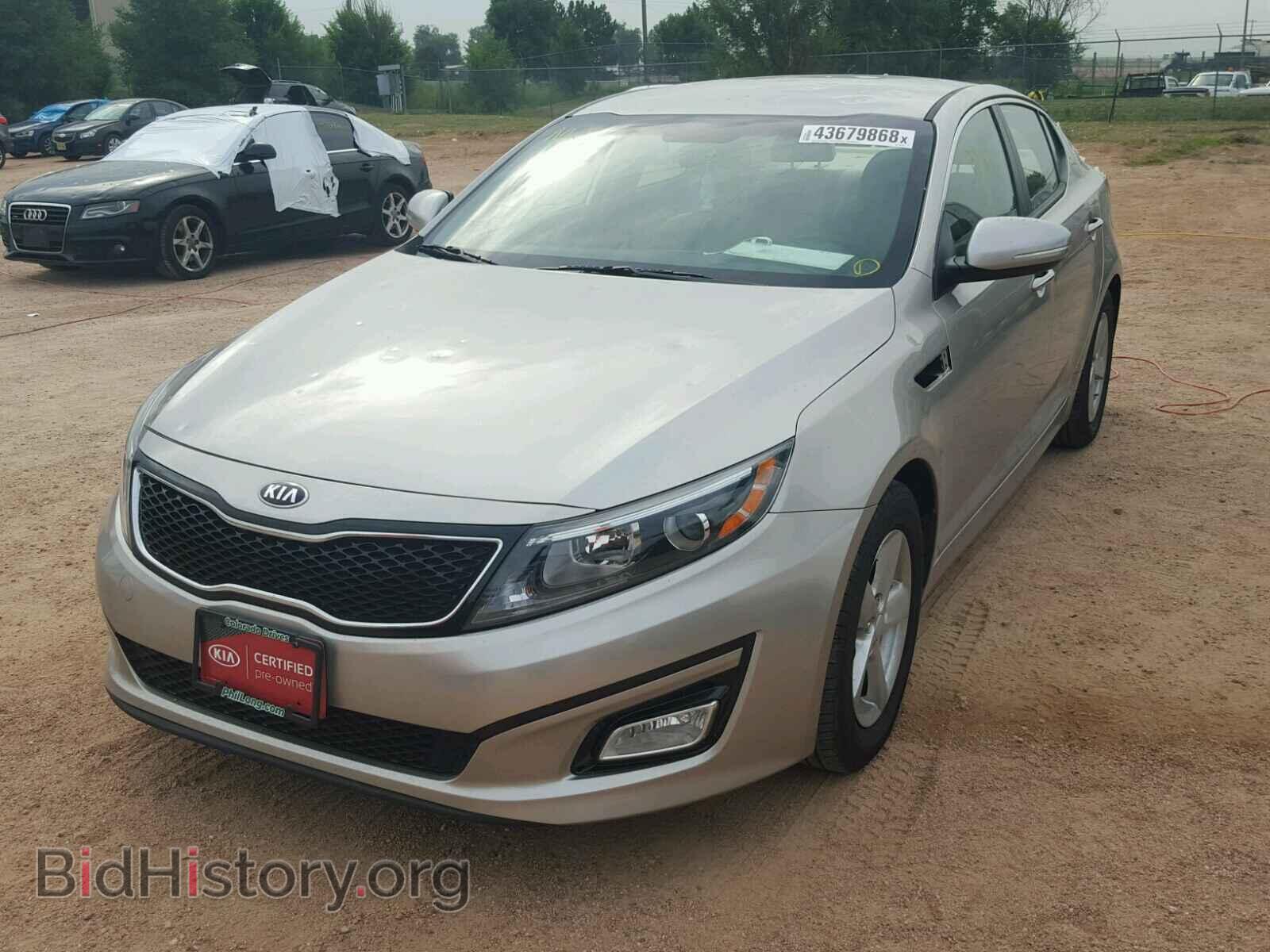 2015 KIA OPTIMA - VIN: KNAGM4A74F5587155 - Фото 2