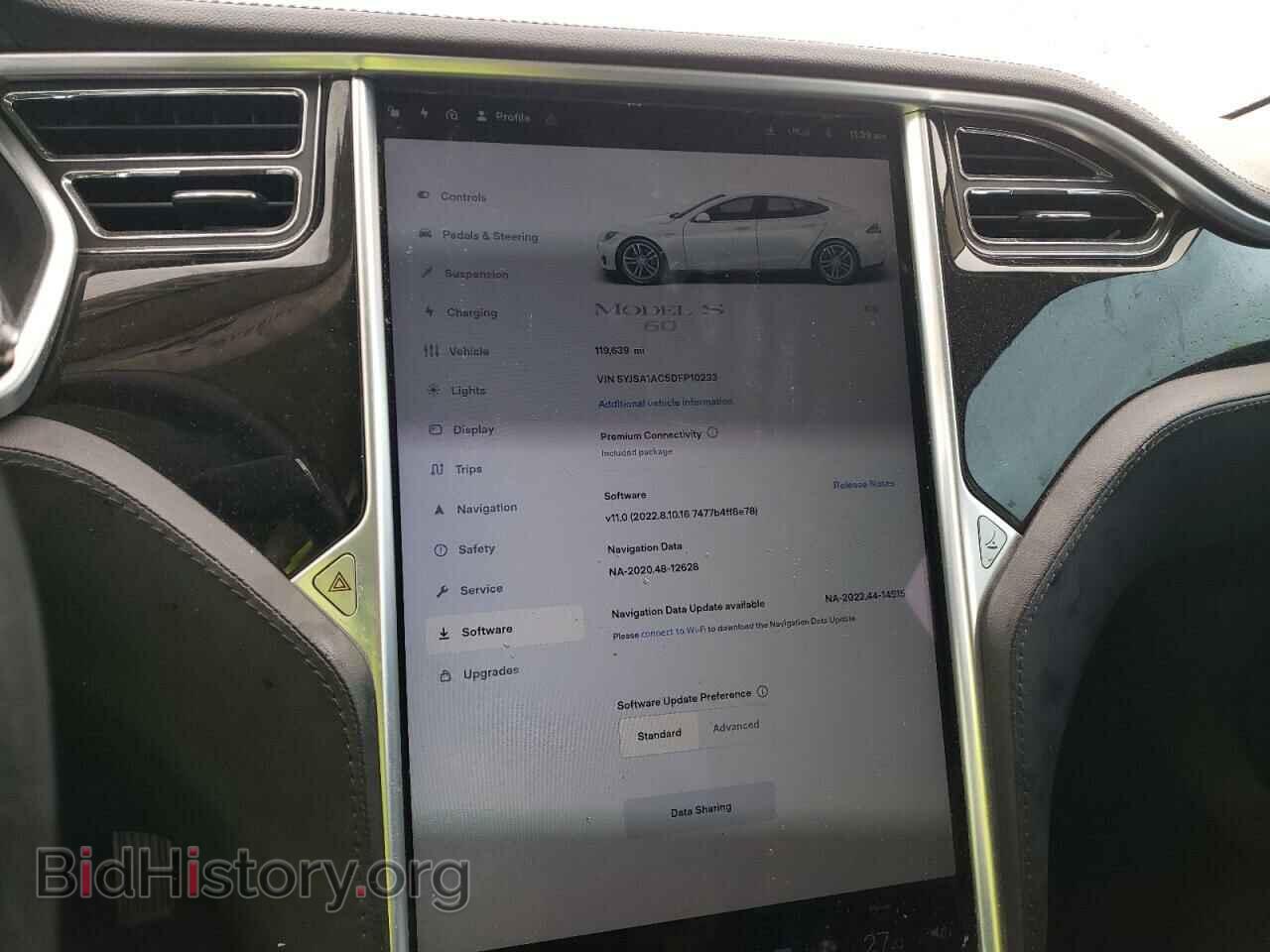 2013 TESLA MODEL S - VIN: 5YJSA1AC5DFP10233 - Фото 9