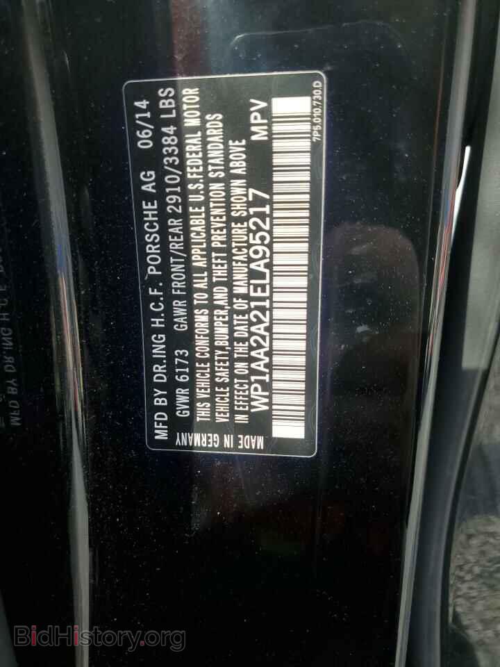2014 PORSCHE CAYENNE - VIN: WP1AA2A21ELA95217 - Фото 12