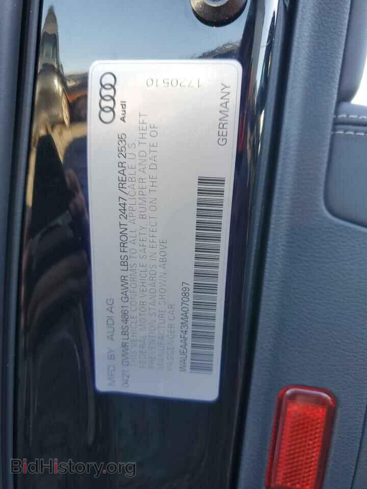 2021 AUDI A4 - VIN: WAUEAAF43MA070897 - Photo 12