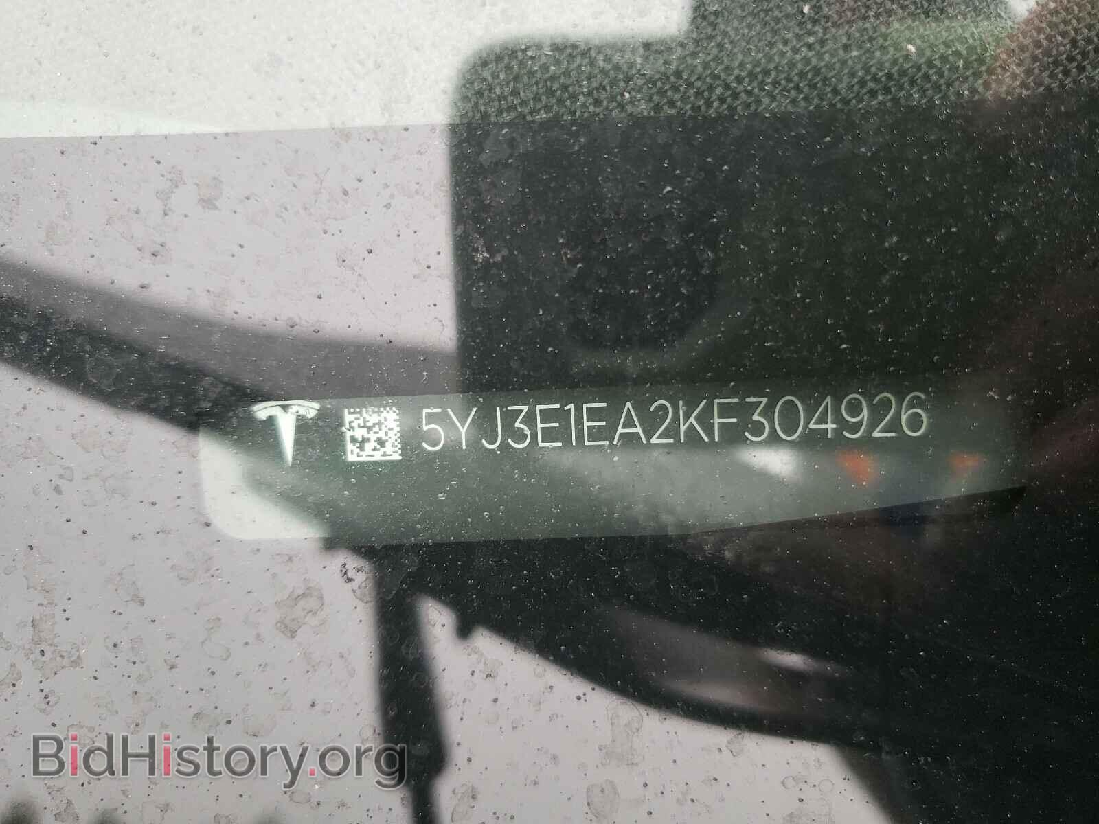 2019 TESLA MODEL 3 - VIN: 5YJ3E1EA2KF304926 - Photo 10