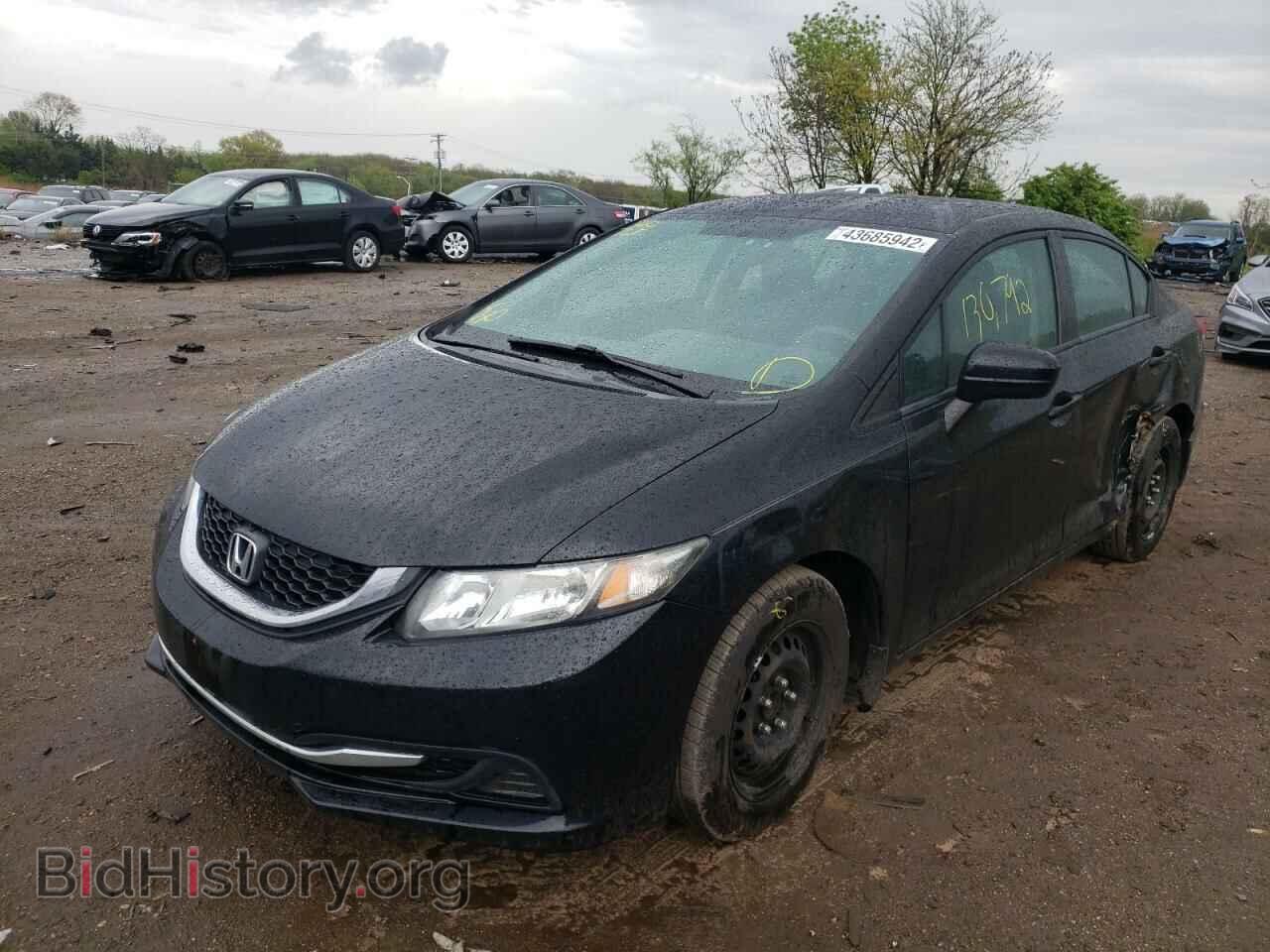 2014 HONDA CIVIC - VIN: 2HGFB2F53EH508521 - Фото 2