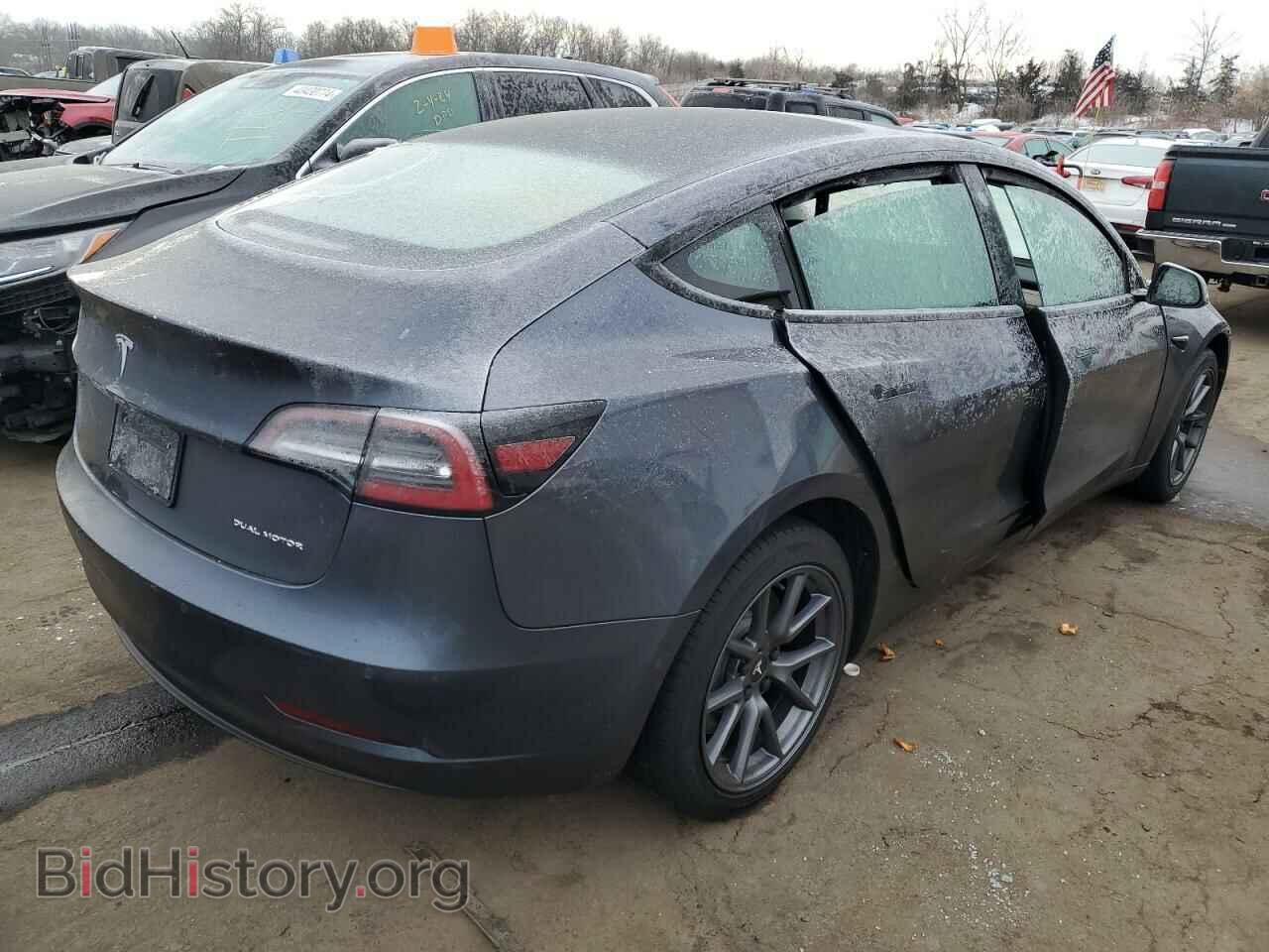 2022 TESLA MODEL 3 - VIN: 5YJ3E1EB7NF349809 - Фото 3