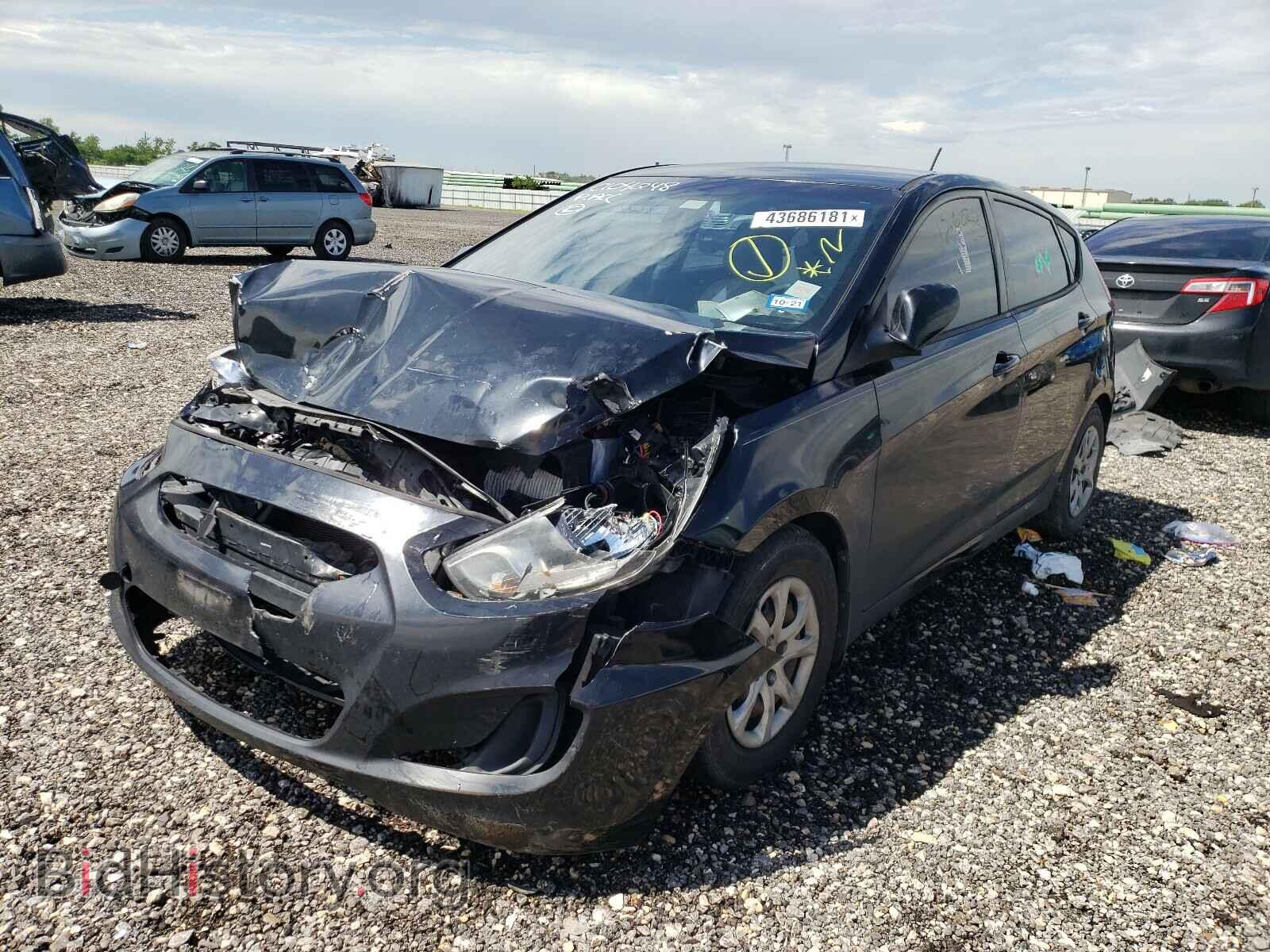 2014 HYUNDAI ACCENT - VIN: KMHCT5AE9EU192607 - Photo 2