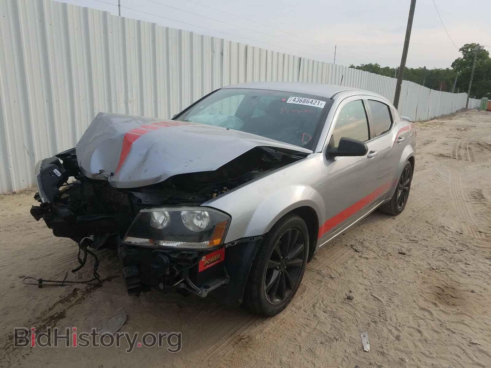 2014 DODGE AVENGER - VIN: 1C3CDZAB3EN201993 - Photo 2
